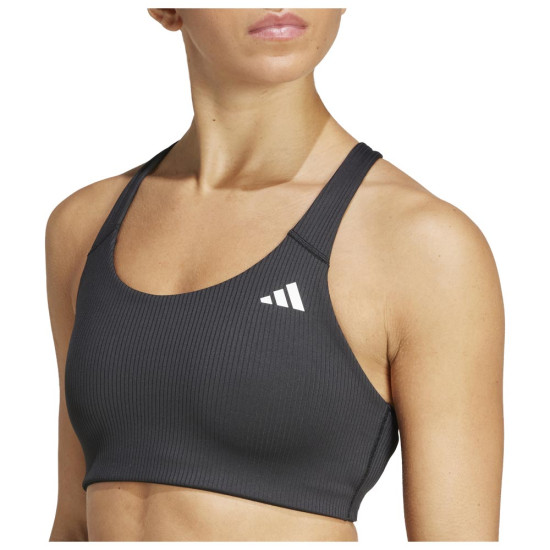 Adidas Γυναικείο μπουστάκι Powerreact Rib Medium Support Bra